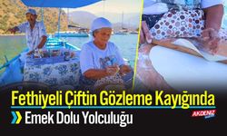 Fethiyeli Çiftin Gözleme Kayığında Emek Dolu Yolculuğu