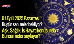 01 Eylül 2025 Pazartesi Burç Yorumları