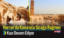 Harran’da Kavurucu Sıcağa Rağmen Kazı Devam Ediyor