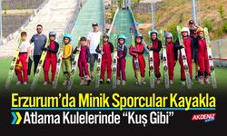 Minik Sporcular, Kayakla Atlama Kulelerinde “Kuş Gibi”