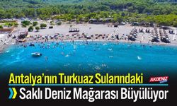 Antalya’nın Turkuaz Sularındaki Deniz Mağarası Büyülüyor