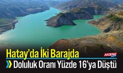 Hatay’da İki Barajda Doluluk Yüzde 16’ya Düştü