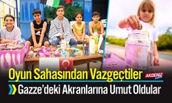 Oyun Sahasından Vazgeçtiler, Gazze’deki Akranlarına Umut Oldular