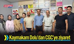 Osmaniye CGC, Kadirli Kaymakamı Erdinç Dolu’yu Ağırladı