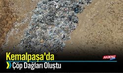 Kemalpaşa'da Çöp Dağları Oluştu