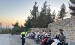 Kilis'te Motosiklet ve Motorlu Bisiklet Sürücülerine Denetim