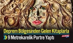Deprem Bölgesinden Gelen Kitaplarla 9 Metrekarelik Portre