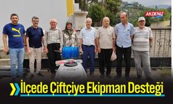 Osmaniye'de Çiftçiye İlaçlama Makinesi Desteği!