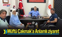 Osmaniye Altı Nokta Körler Derneğinden Müftü Çakmak'a Ziyaret