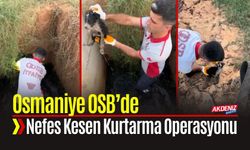 Osmaniye OSB’de Nefes Kesen Kurtarma Operasyonu