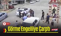 Osmaniye'de Görme Engelliye Otomobil Çarptı