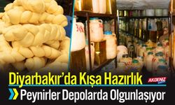 Diyarbakır’da Kışa Hazırlık; Peynirler Depolarda Olgunlaşıyor