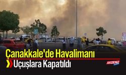 Çanakkale Havalimanı Uçuşlara Kapatıldı