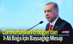 Erdoğan'dan Ali Boğa İçin Başsağlığı Mesajı