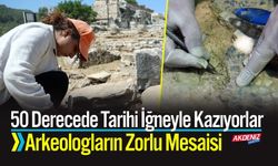 50 Derecede Tarihi İğneyle Kazıyorlar: Arkeologların Zorlu Mesaisi