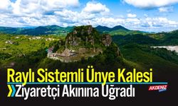 Raylı Sistemli Ünye Kalesi: Ziyaretçi Akınına Uğradı