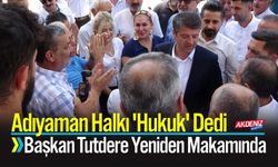 Halk 'Hukuk' Dedi: Başkan Tutdere Yeniden Makamında