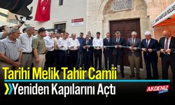 Tarihi Melik Tahir Camii Yeniden Kapılarını Açtı