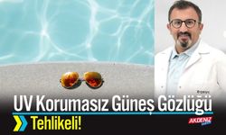UV Korumasız Güneş Gözlüğü Tehlikeli!