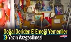 Doğal Deriden El Emeği Yemeniler Yazın Vazgeçilmezi
