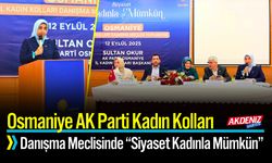 Osmaniye AK Parti’den “Siyaset Kadınla Mümkün” Buluşması