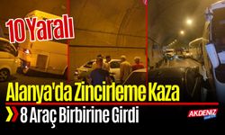 Alanya'da Zincirleme Kaza: 10 Yaralı