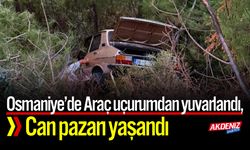 Osmaniye’de Araç uçurumdan yuvarlandı, can pazarı yaşandı
