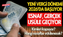 Yeni Vergi Dönemi 2026'da Başlıyor: Esnaf Gerçek Usüle Geçiyor