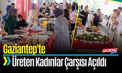 Gaziantep'te Üreten Kadınlar Çarşısı Açıldı