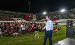 Mersin Tarsus'ta Milli Maç Coşkusu