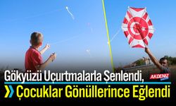 Gökyüzü Uçurtmalarla Şenlendi, Çocuklar Gönüllerince Eğlendi