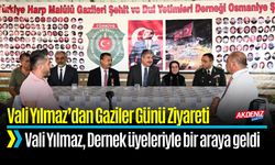 Osmaniye Valisi Yılmaz’dan Gaziler Günü Ziyareti