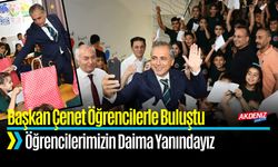 Osmaniye'de Başkan Çenet Öğrencilerle Buluştu