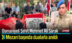 Osmaniyeli Şehit Sarak, Mezarı Başında Anıldı