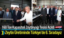 Osmaniye’de 160 Ton Kapasiteli Zeytinyağı Tesisi Açıldı