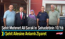 Osmaniye'de Şehit Sarak’ın Ailesine Anlamlı Ziyaret