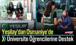 Osmaniye Yeşilay’dan Üniversite Öğrencilerine Destek