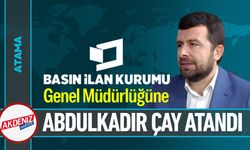 Basın İlan Kurumu Genel Müdürlüğüne Abdulkadir Çay Atandı