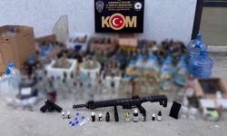 Çanakkale'de Sahte Alkol ve Silah Operasyonu