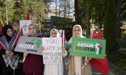 Gümüşhane'de "Gazze İçin Sessiz Çığlık"