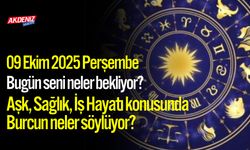 09 Ekim 2025 Perşembe Burç Yorumları