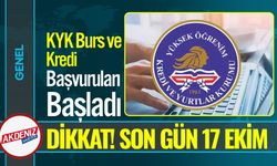 KYK Burs ve Kredi Başvuruları Başladı: Son Gün 17 Ekim