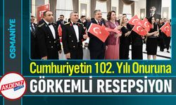 Osmaniye’de Görkemli Cumhuriyet Resepsiyonu