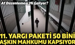 Af Düzenlemesi mi Geliyor? 11. Yargı Paketi 50 Bini Aşkın Mahkumu Kapsıyor