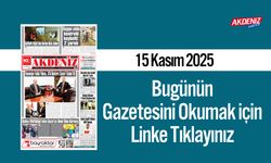 Akdeniz Gazetesi 14 Kasım’da Hangi Haberlere Yer Verdi?