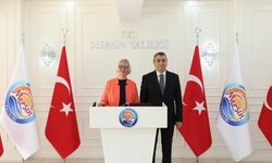 Almanya Büyükelçisi Sorg, Mersin’de Vali Toros ile görüştü