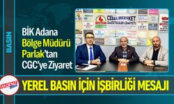 BİK Adana Bölge Müdürü Parlak’tan CGC’ye Ziyaret
