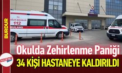 Burdur’da Okulda Zehirlenme Paniği
