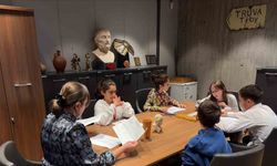 Çocuklar Troya Müzesi’ni ele geçirdi