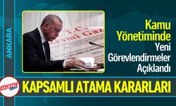 Kamu ve Bakanlıklarda Üst Düzey Değişiklikler